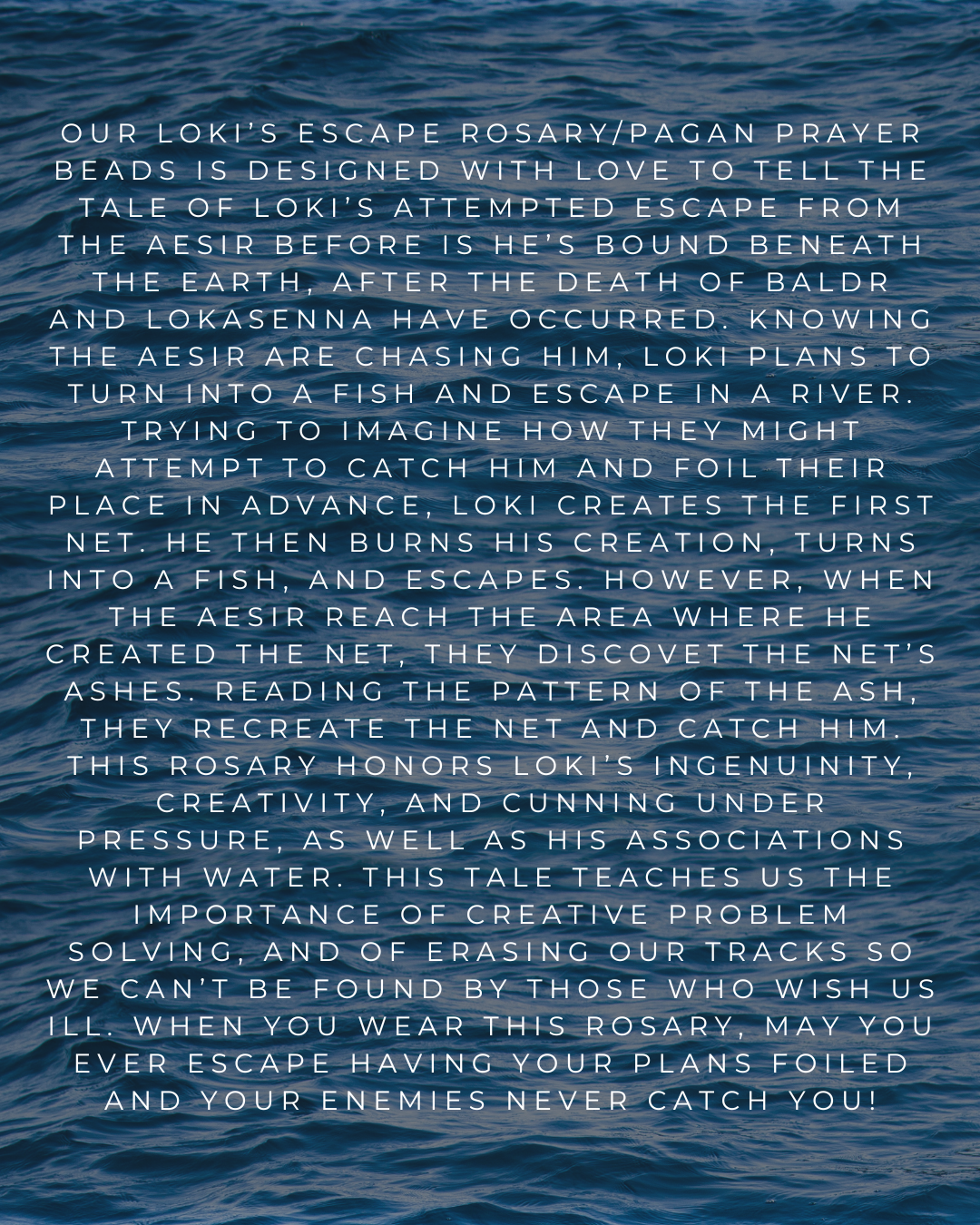 Loki’s Escape Rosary/Pagan Prayer Beads