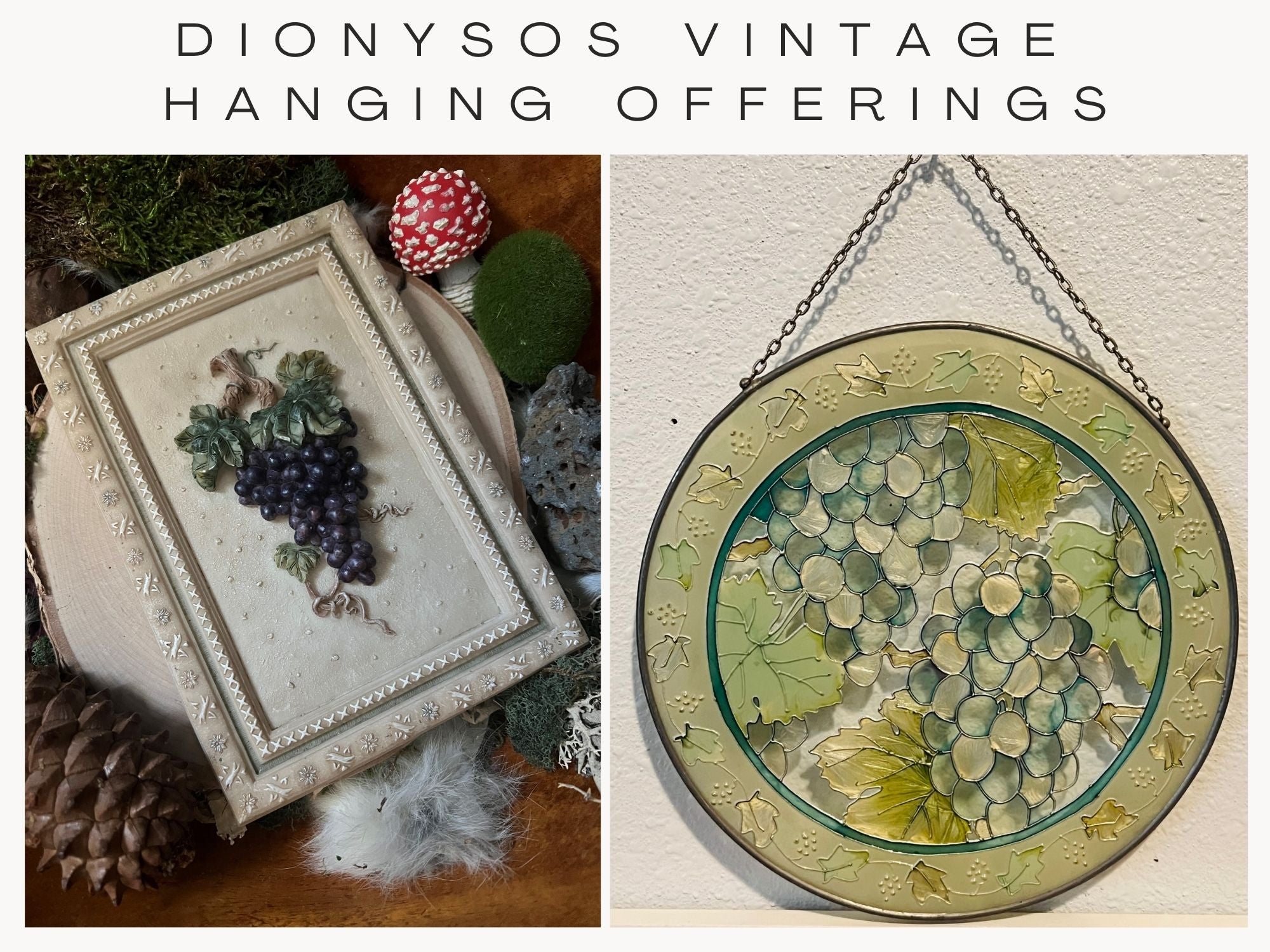 Dionysos' Bounty - Vintage Wall Hangs
