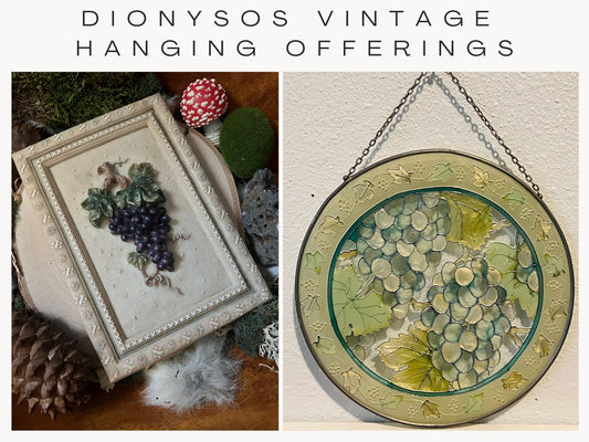 Dionysos' Bounty - Vintage Wall Hangs