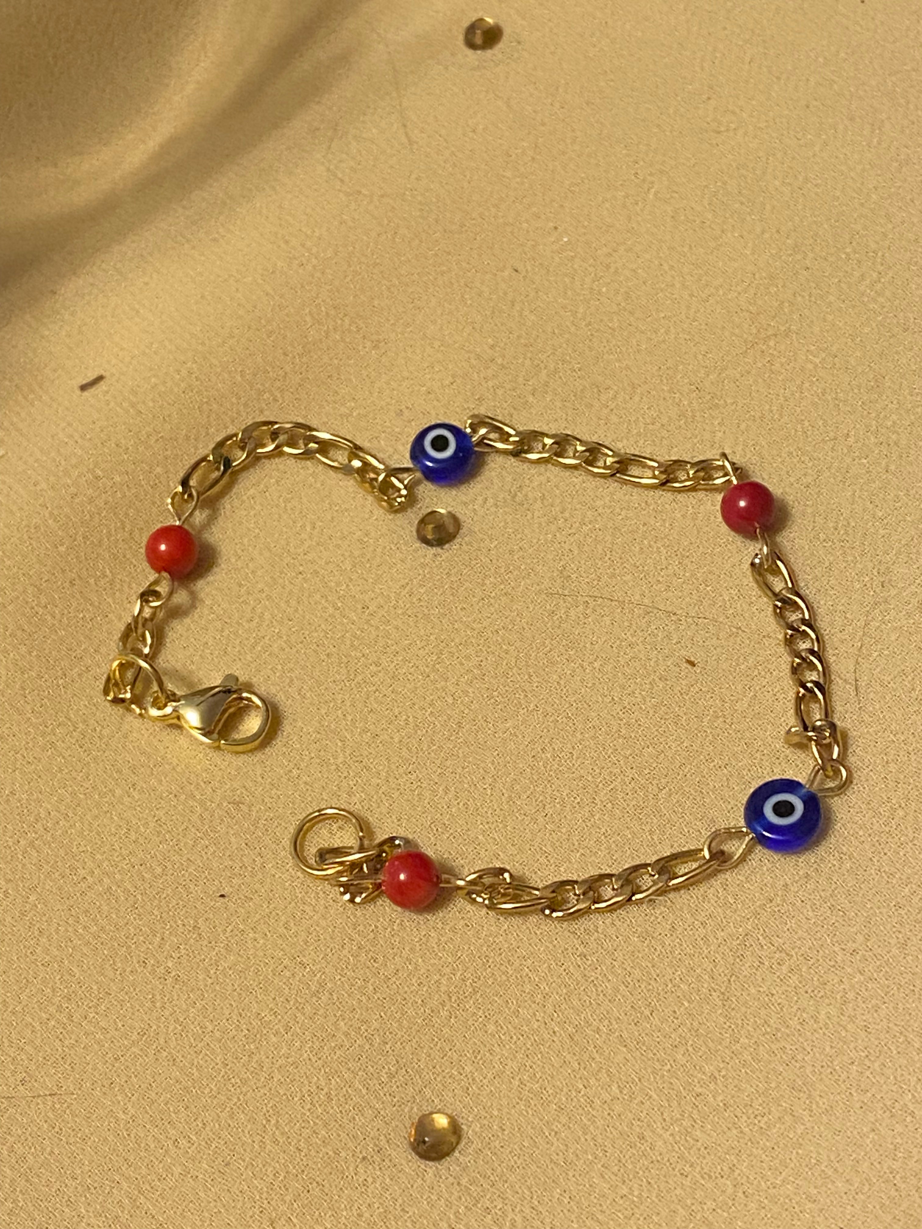 The Siren's Girdle - Evil Eye Bracelet
