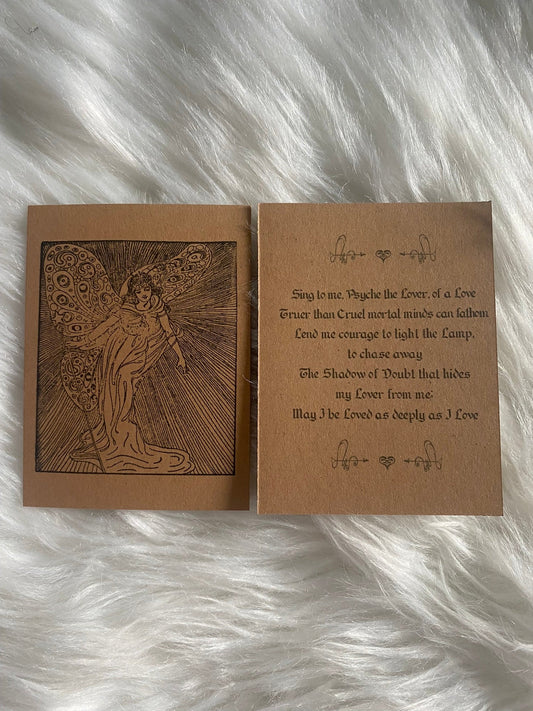 Psyche Prayer Card - The Beloved Lovers