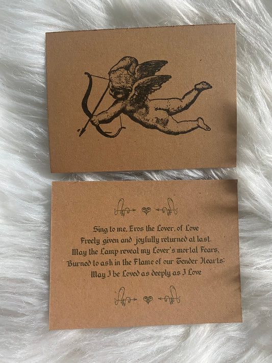 Eros Prayer Card - The Beloved Lovers