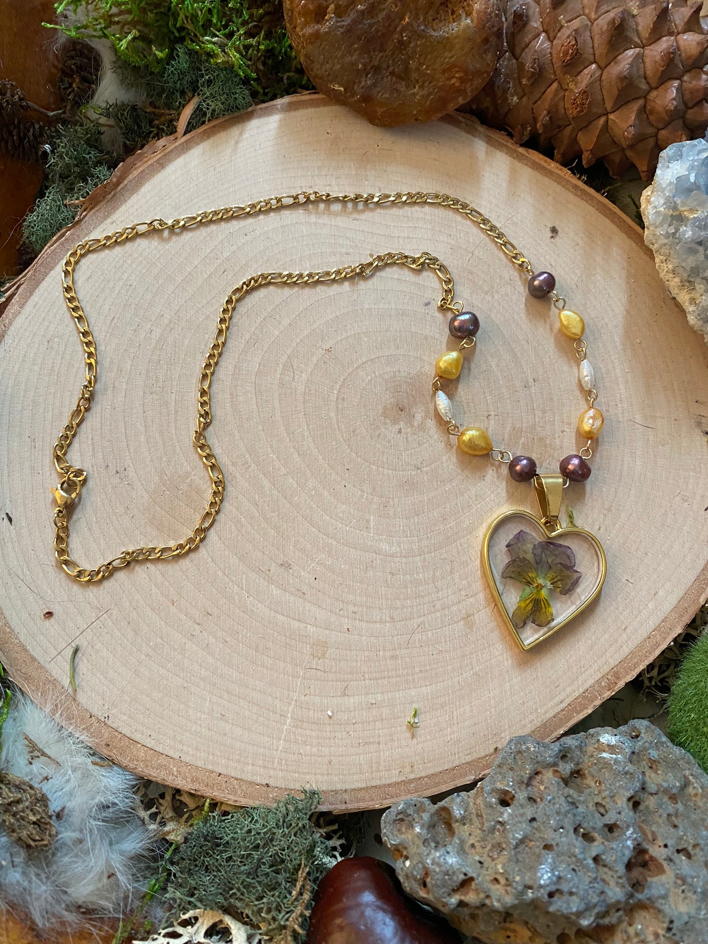 Pearls for Pansies - LGBTQ+ Pride Amulet Necklaces