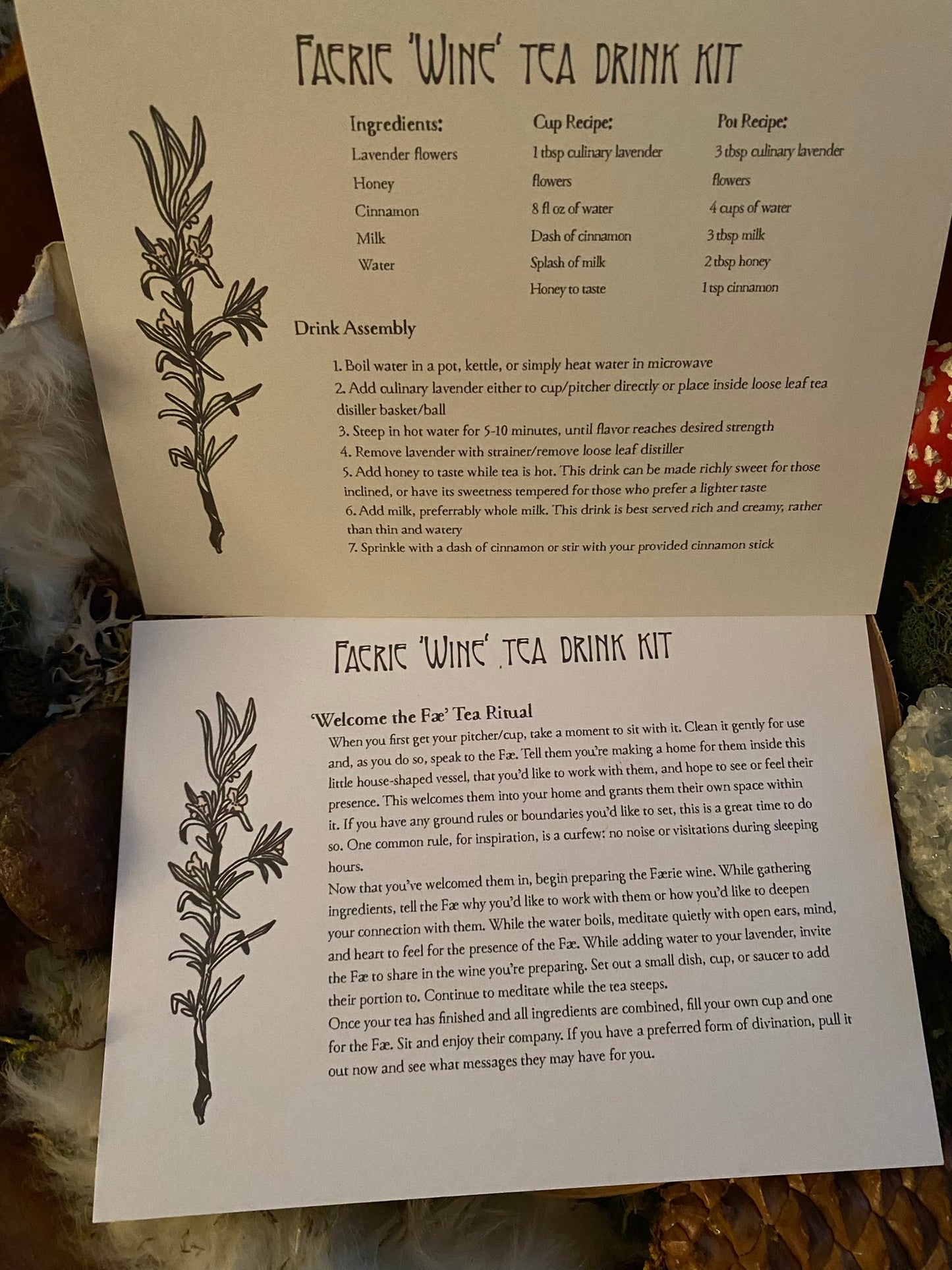 Faerie Home Tea Ritual Kits