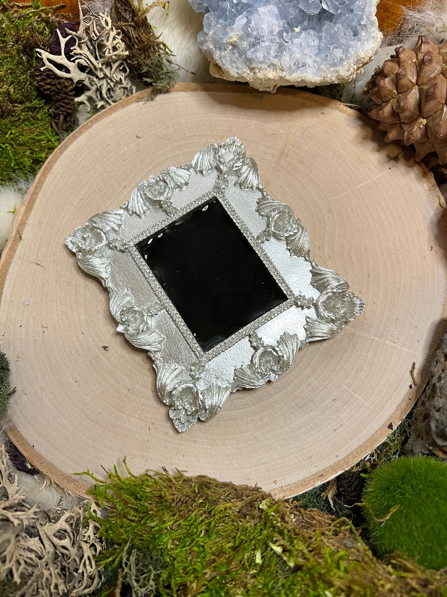 Lunar Handheld Scrying Mirror