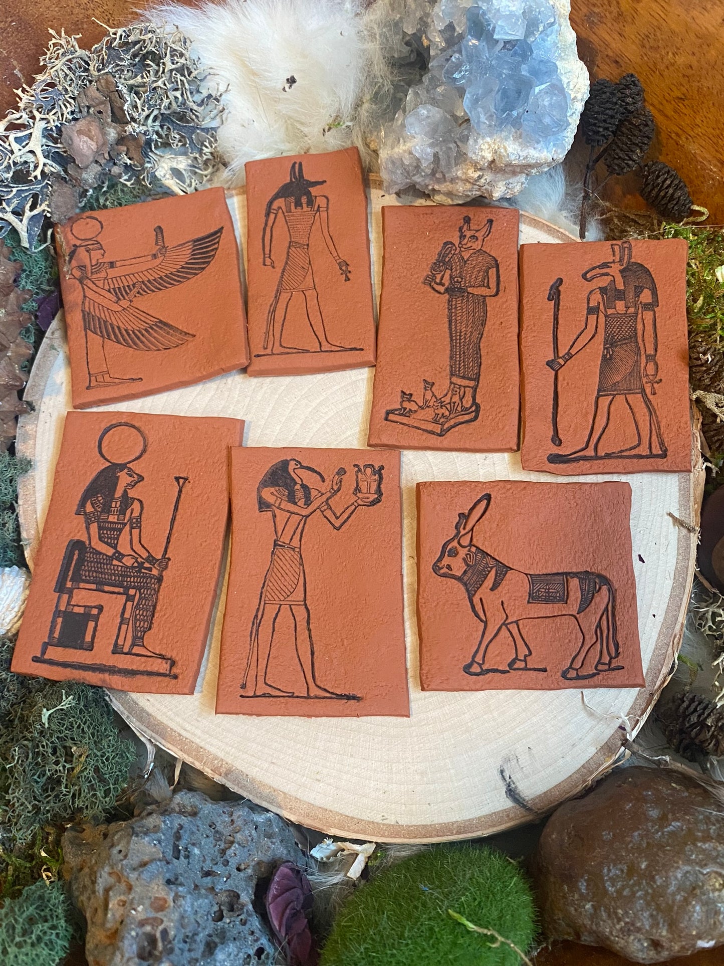 Egyptian Deity Altar Tiles