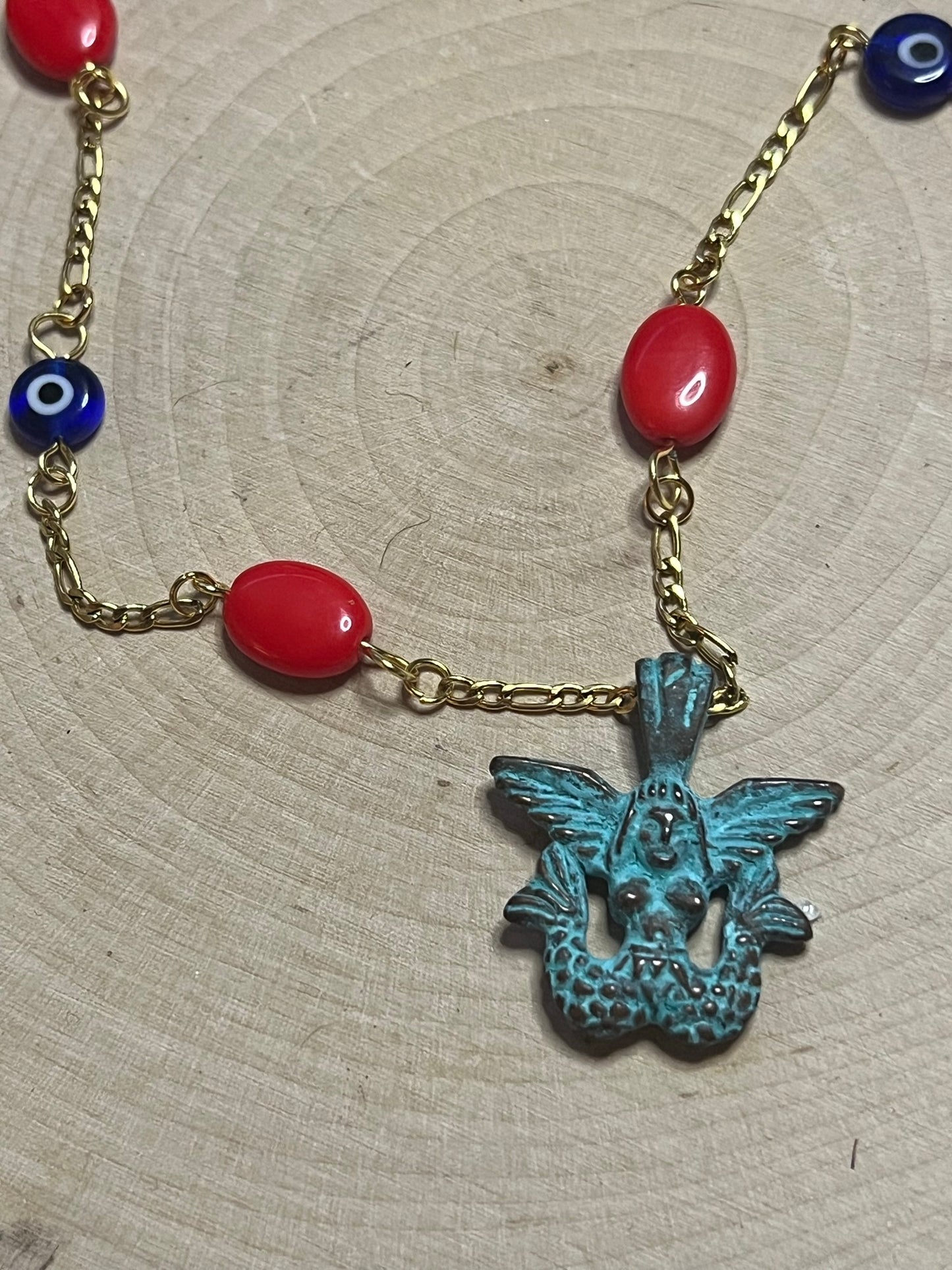 The Siren's Shelter - Evil Eye Necklace