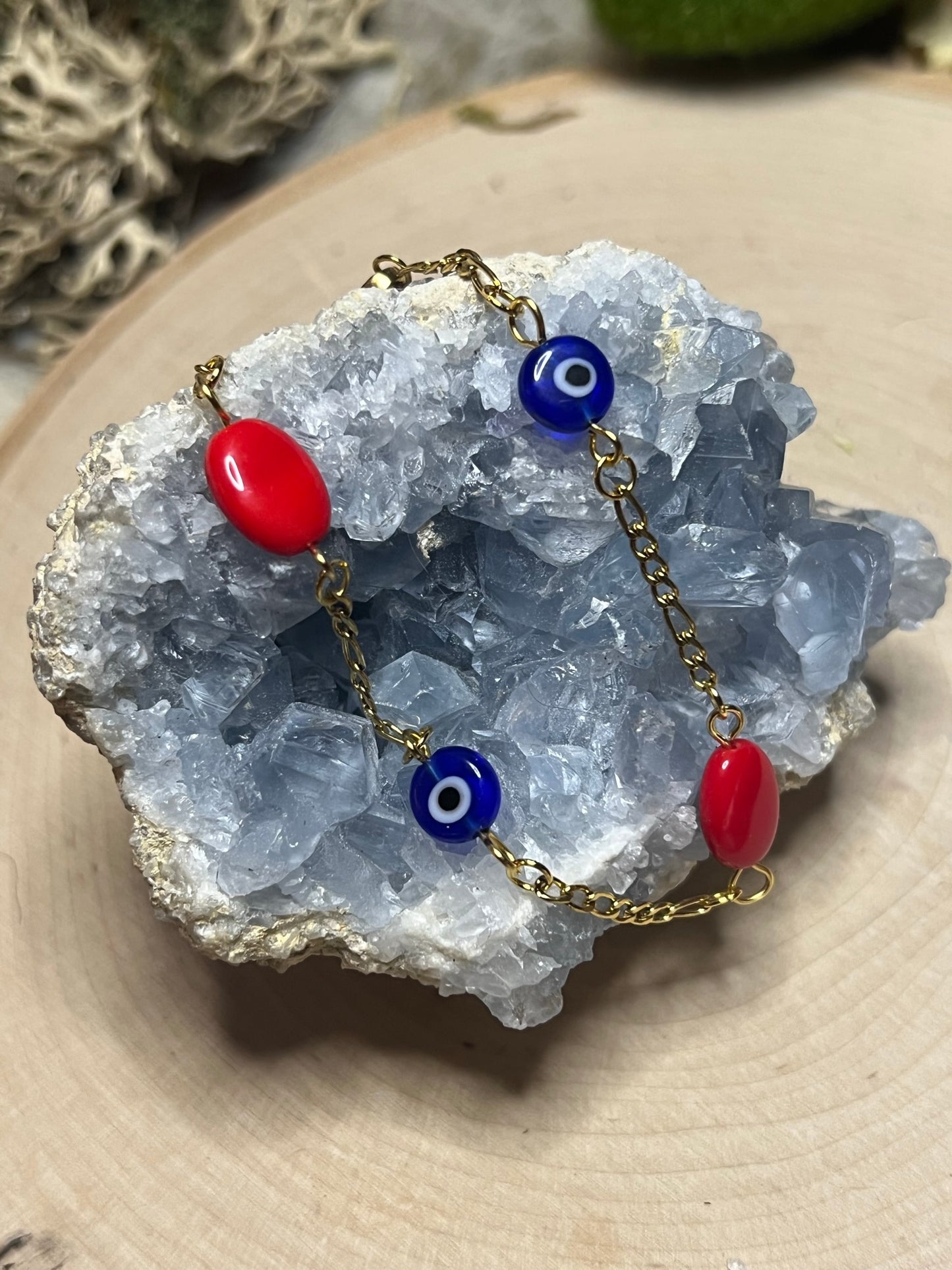 The Siren's Girdle - Evil Eye Bracelet