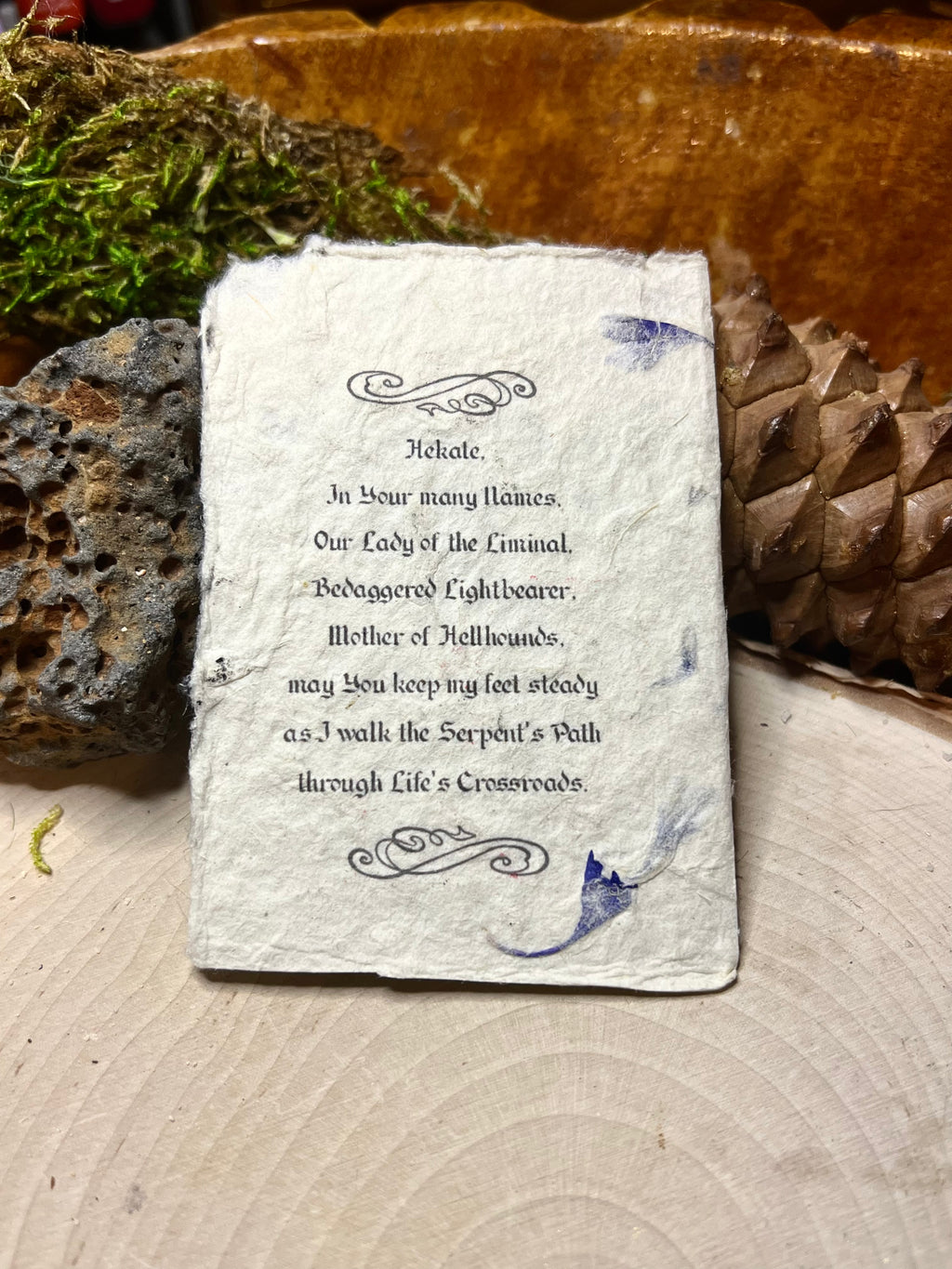CUSTOM Pagan Prayer Cards