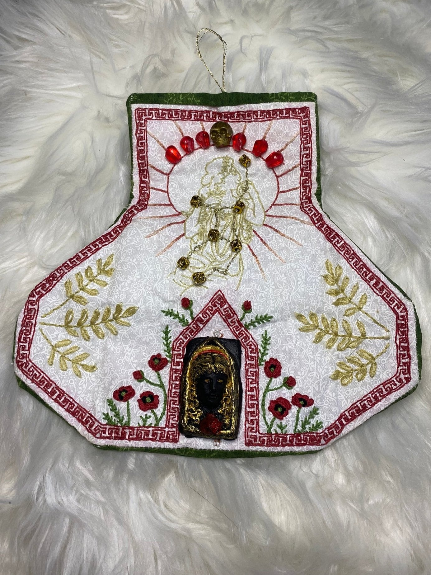 Persephone Embroidered Folding Altar