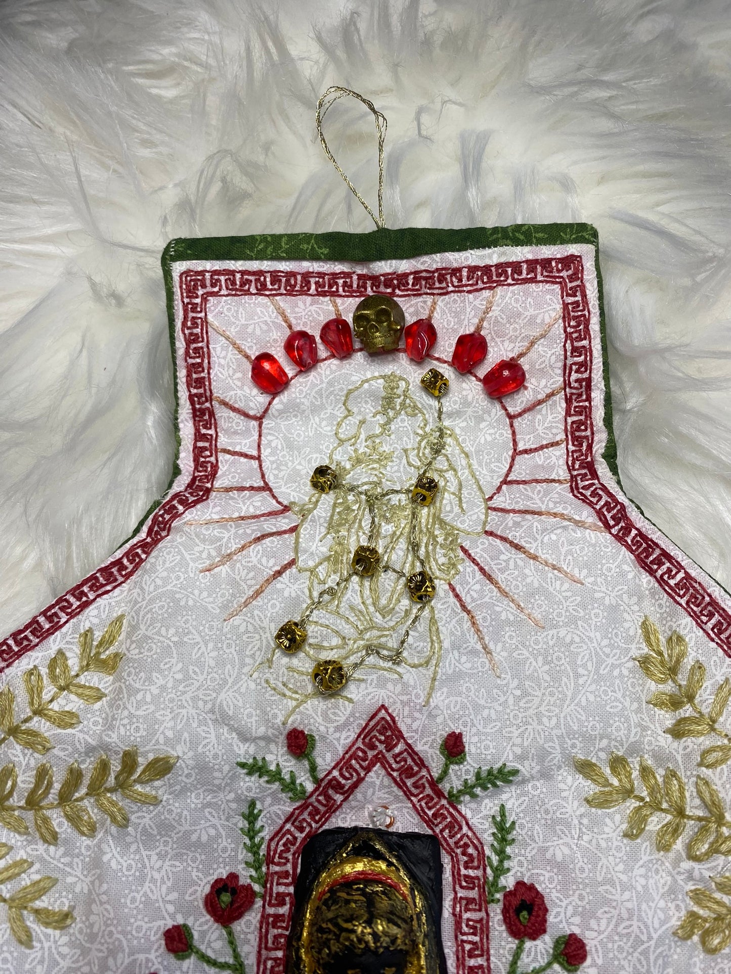 Persephone Embroidered Folding Altar