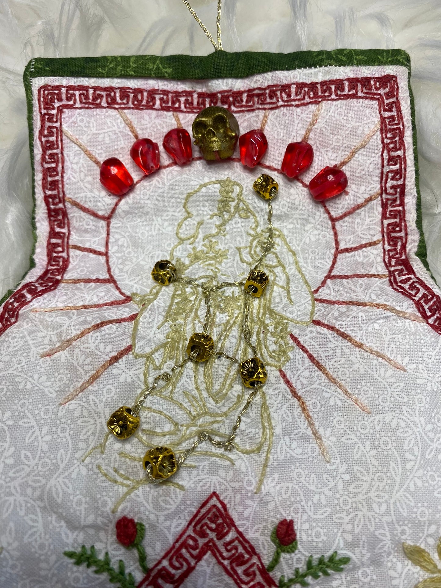 Persephone Embroidered Folding Altar