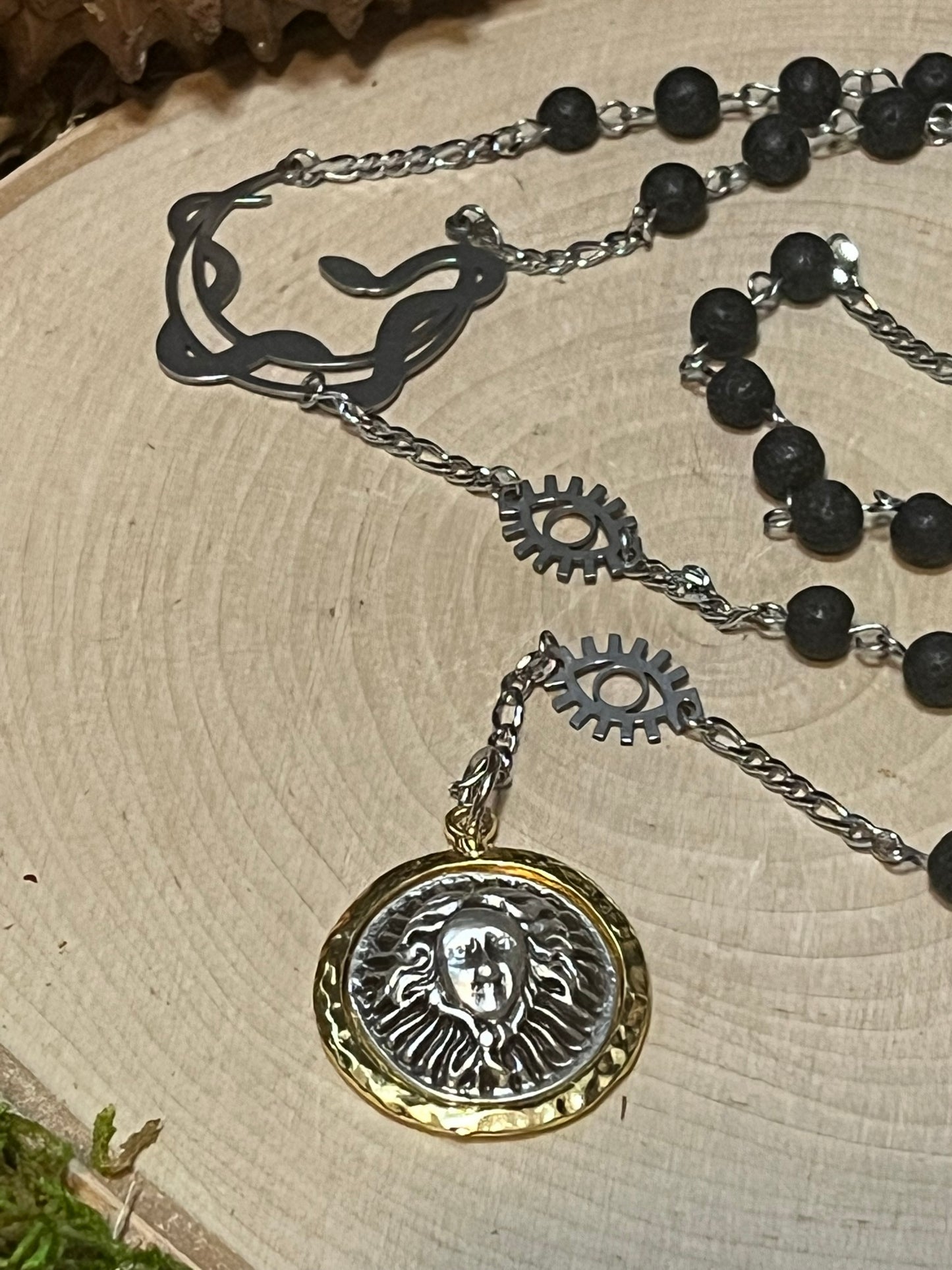 Gorgon's Gaze - Medusa Rosary/Evil Eye Amulet