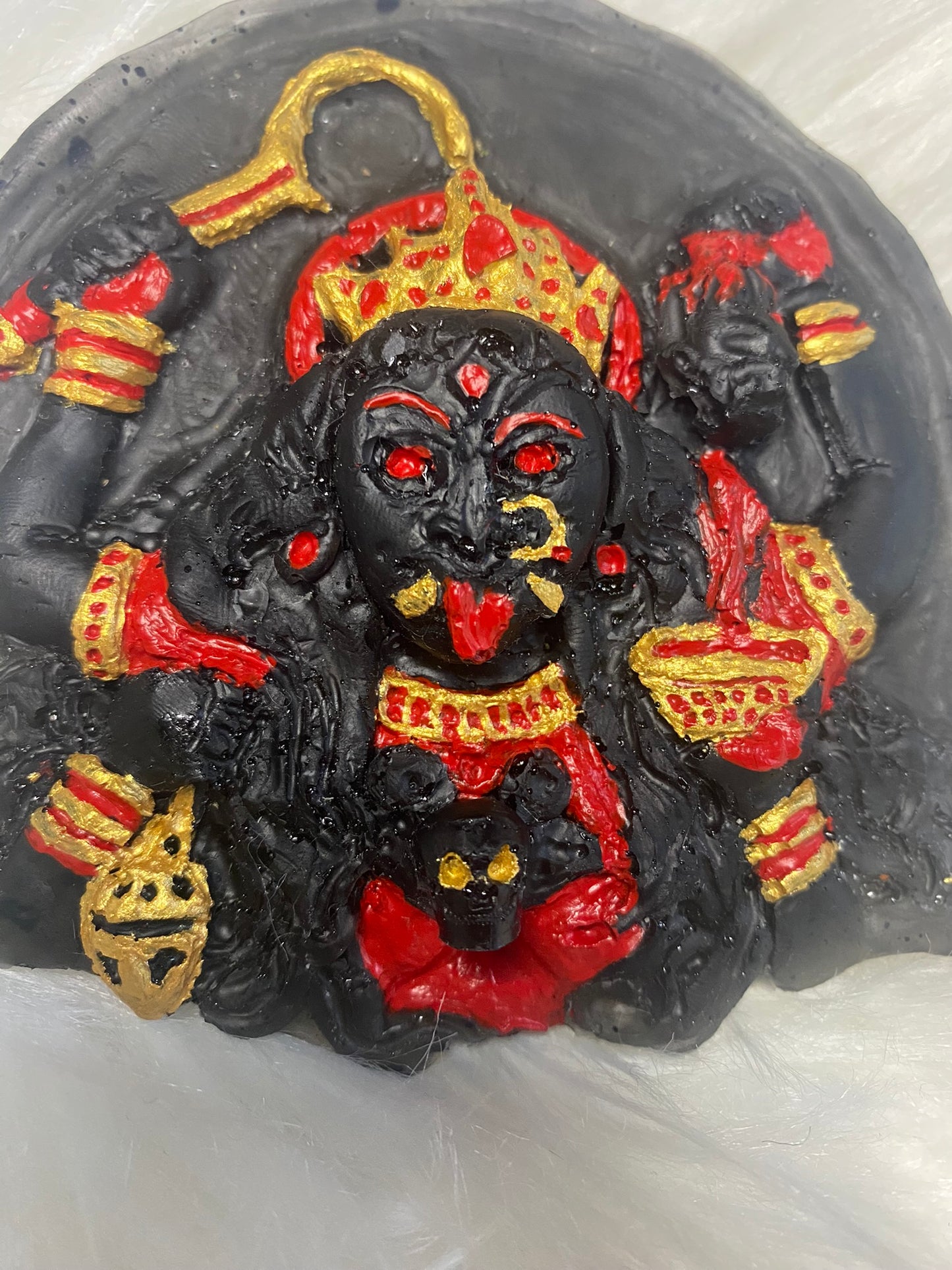 Kali Hanging Statue Hand Carved and Hand Painted