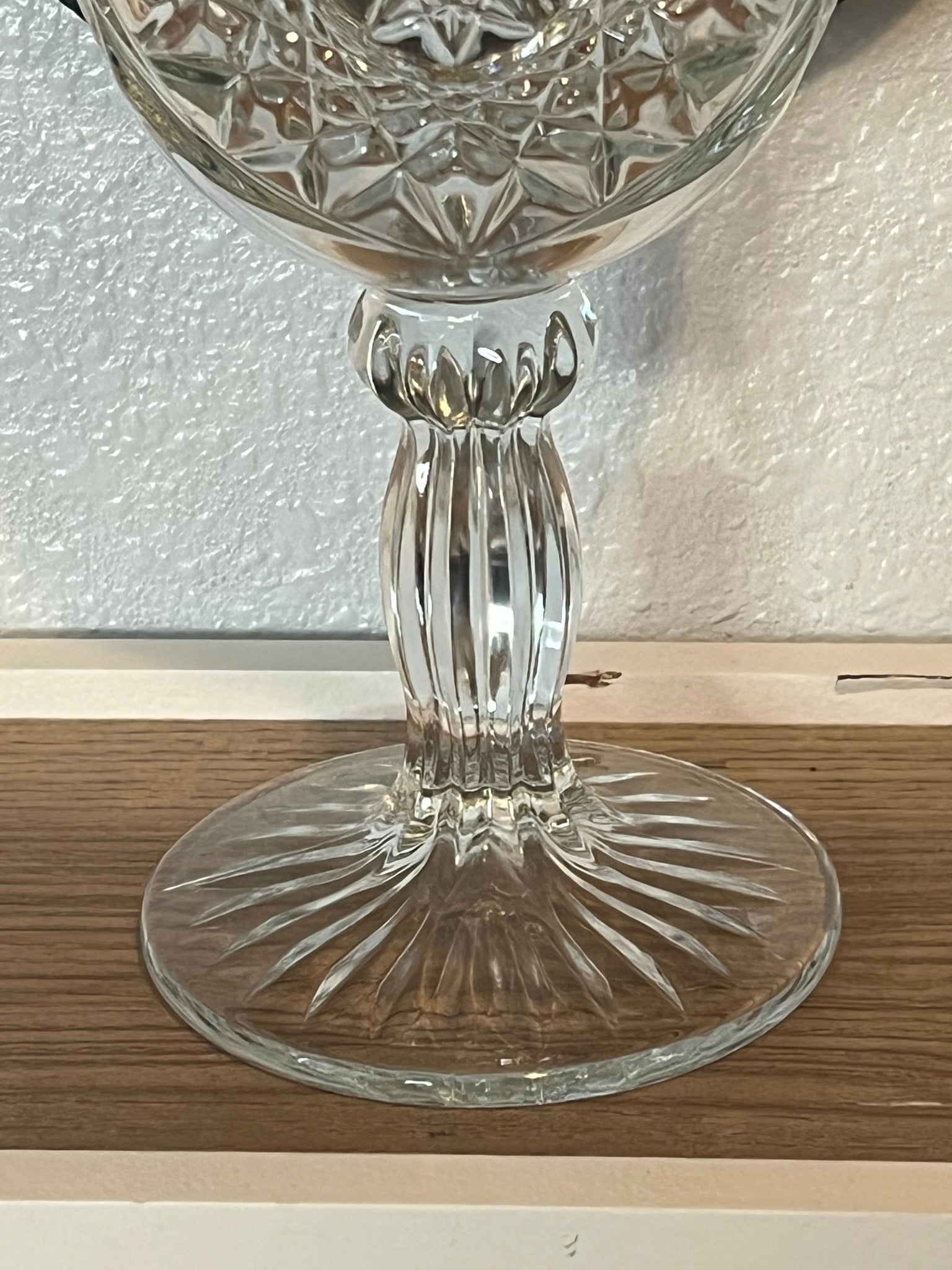 Vintage Glass Witch Chalice