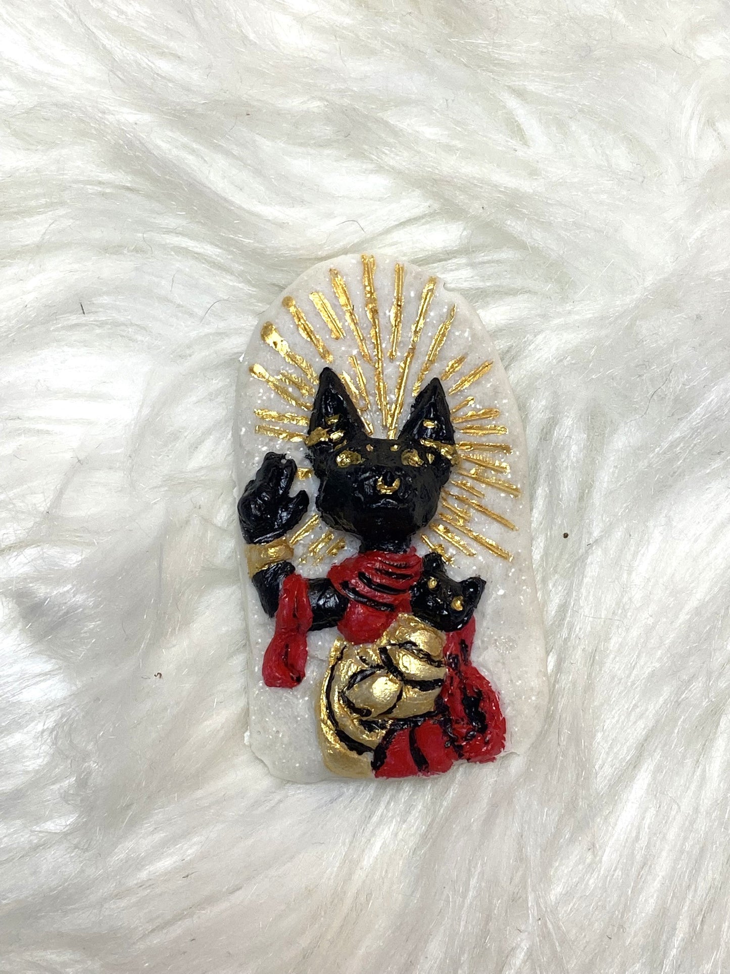 Pocket Madonna Bastet Talisman