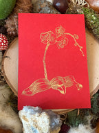 Last Laugh Prayer Cards - Dionysos Lysios and the Orchid