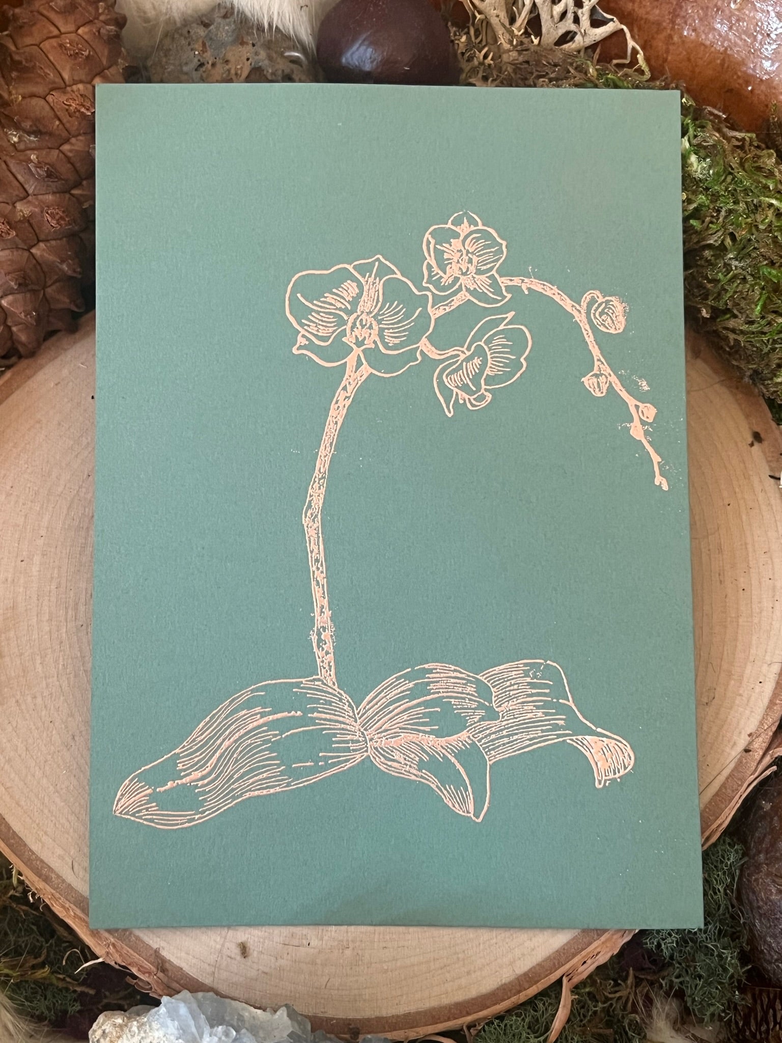 Last Laugh Prayer Cards - Dionysos Lysios and the Orchid