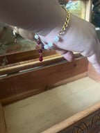 Feminine Rage Amuletic Earrings, Necklace, Bracelet, and Anklet