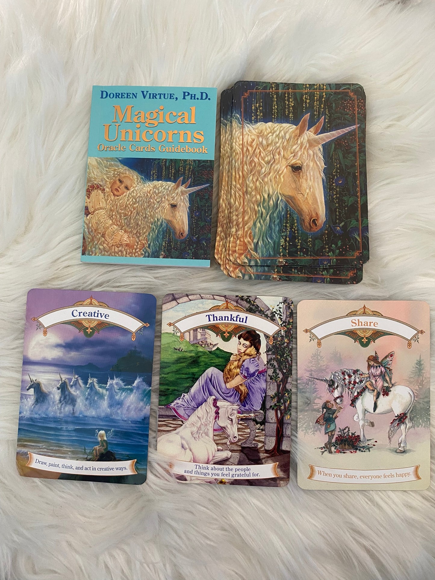 The Magical Unicorns Oracle Cards by Doreen Virtue, Ph.d.