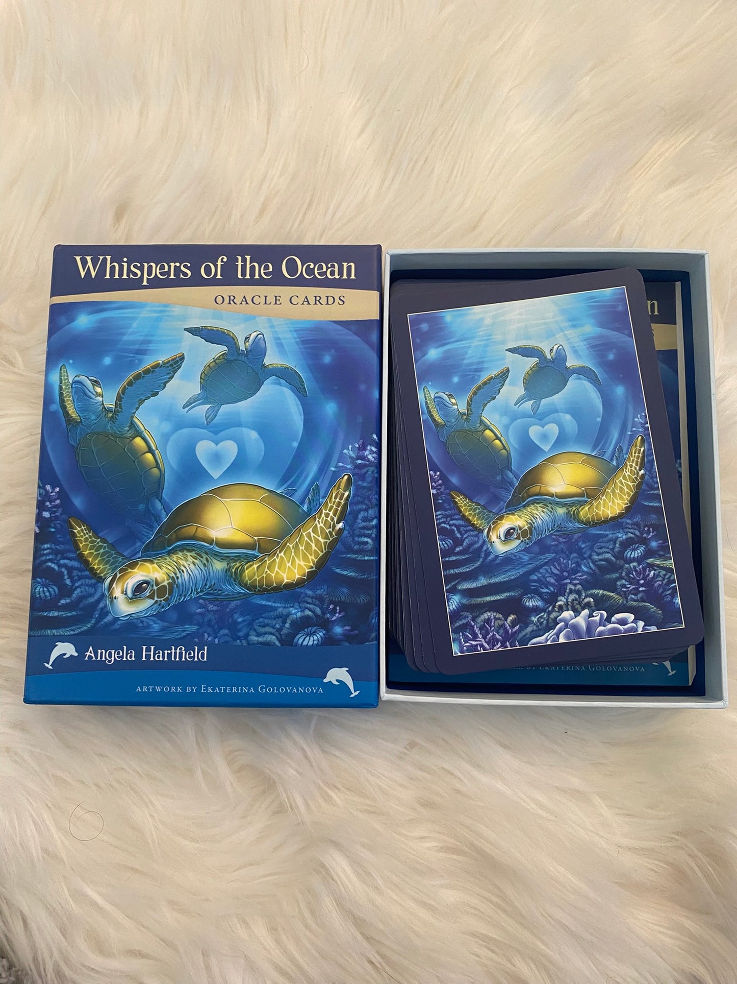 Whispers of the Ocean Oracle Deck by Angela Hartfield and Ekaterina Golovanova