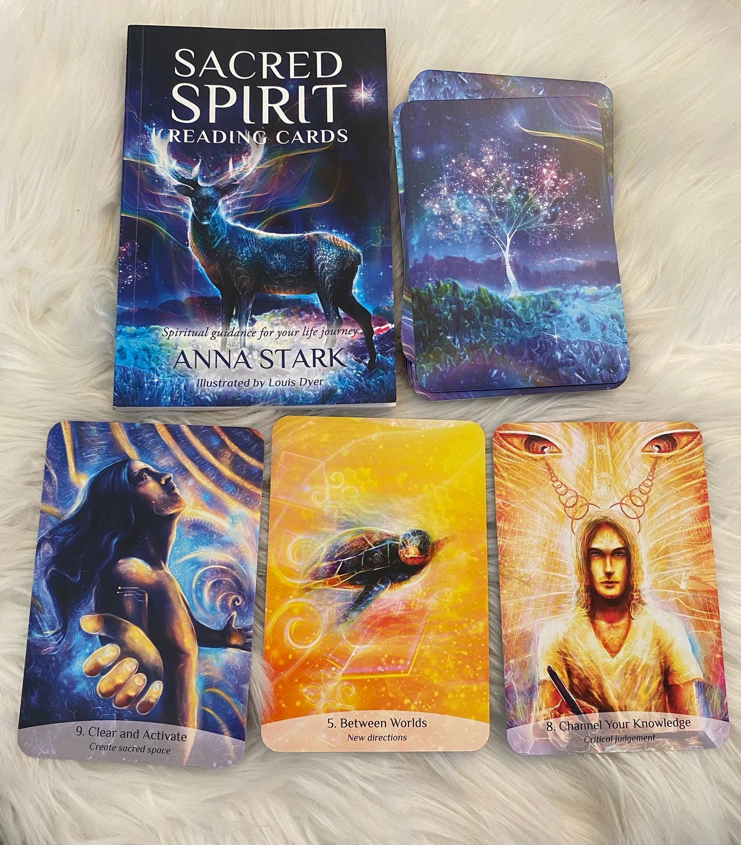 Sacred Spirit Reading Cards by Anna Stark and Louis Dyer