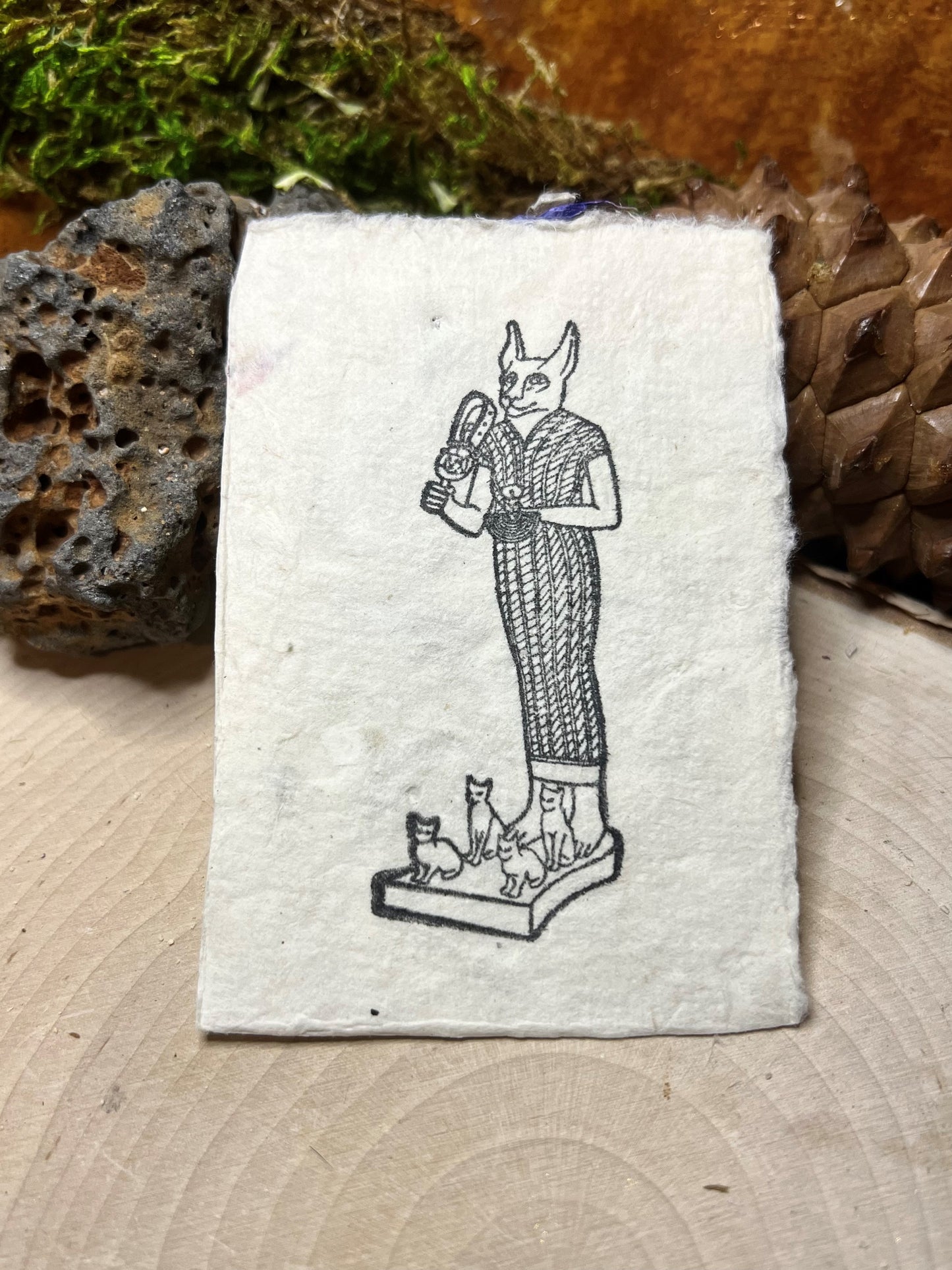 Vintage Bastet Altar Box/Starter Altar Kit