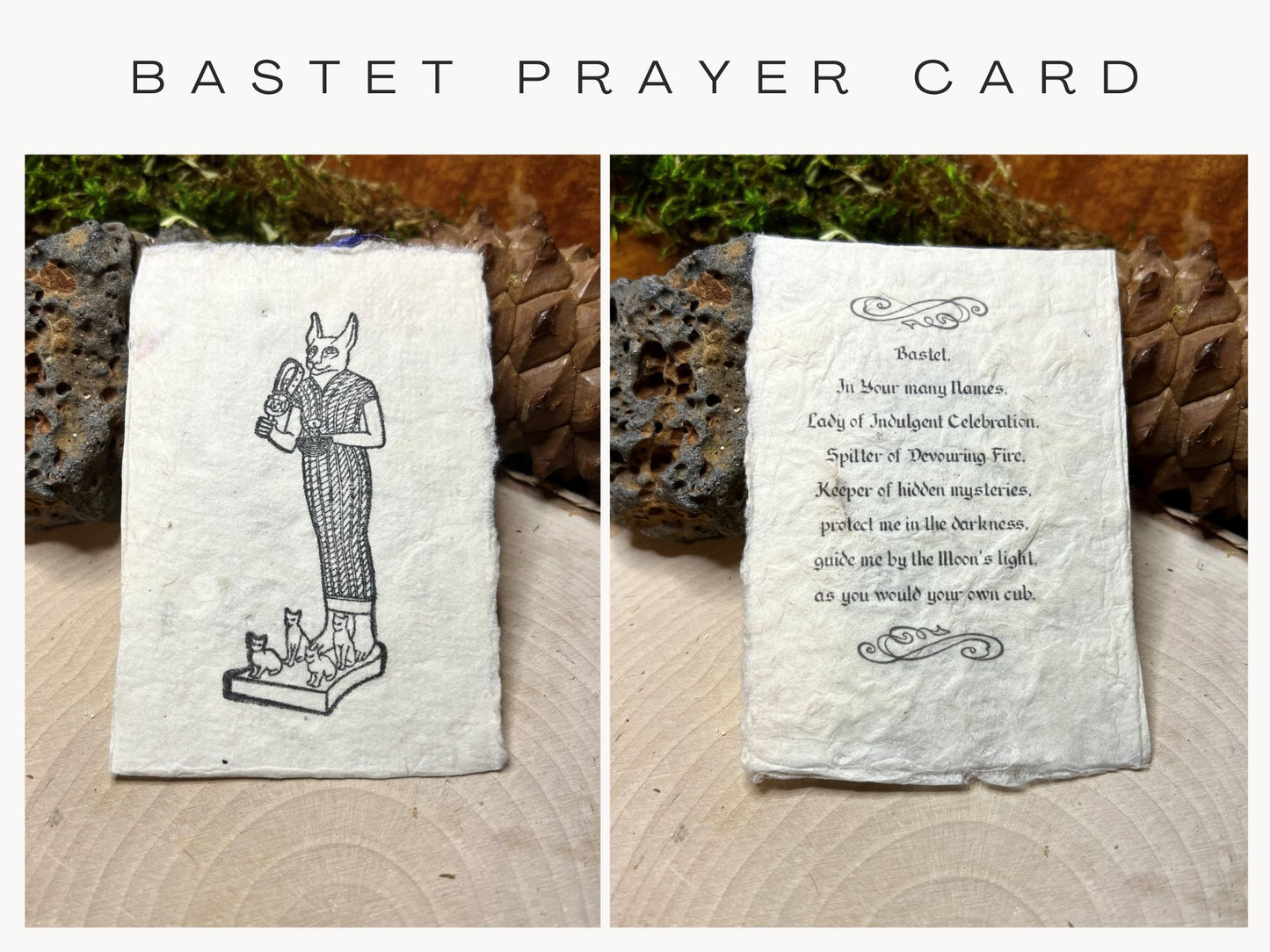 Bastet Prayer Card