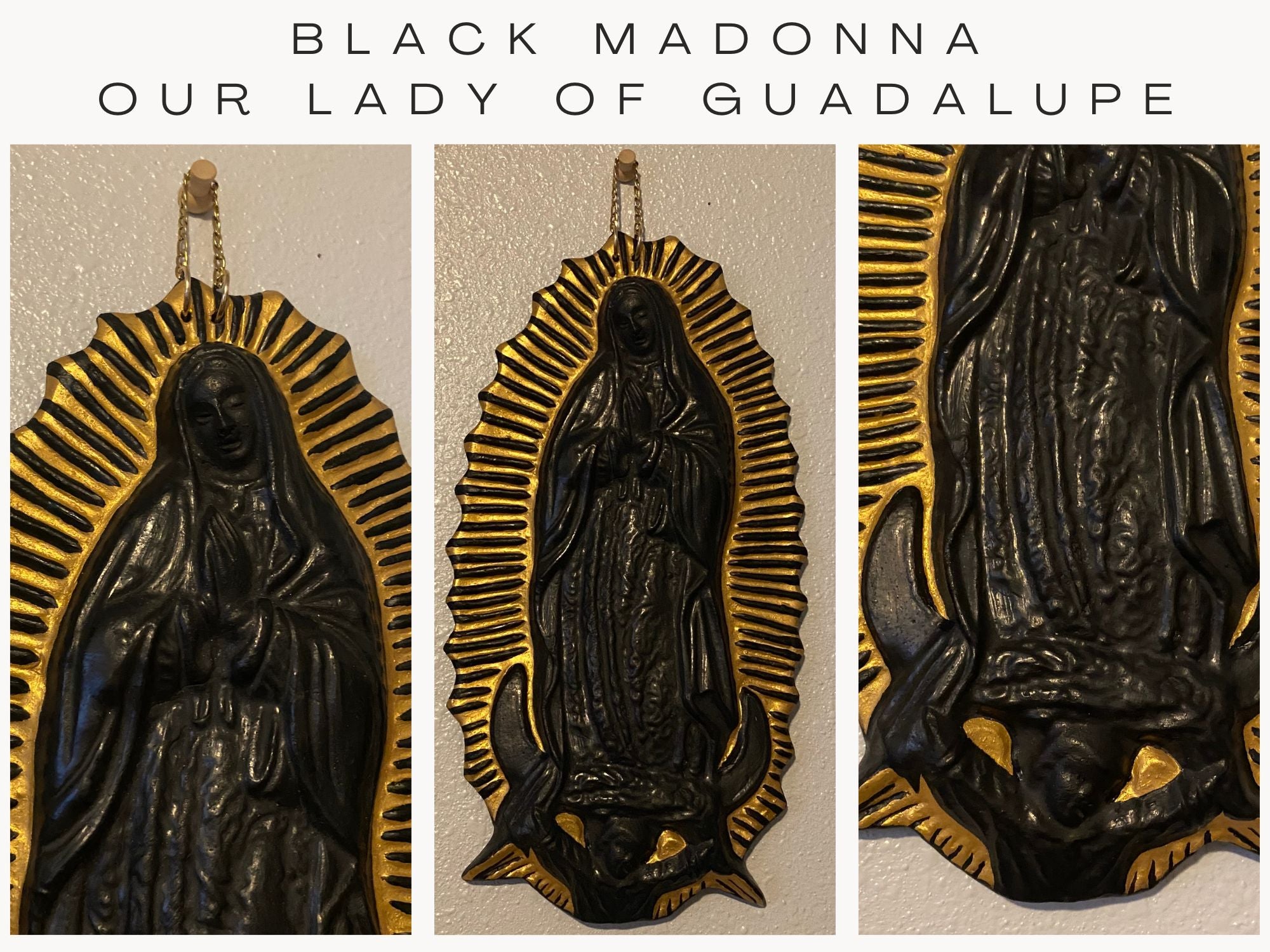 Madonna Altar Decor & Candle