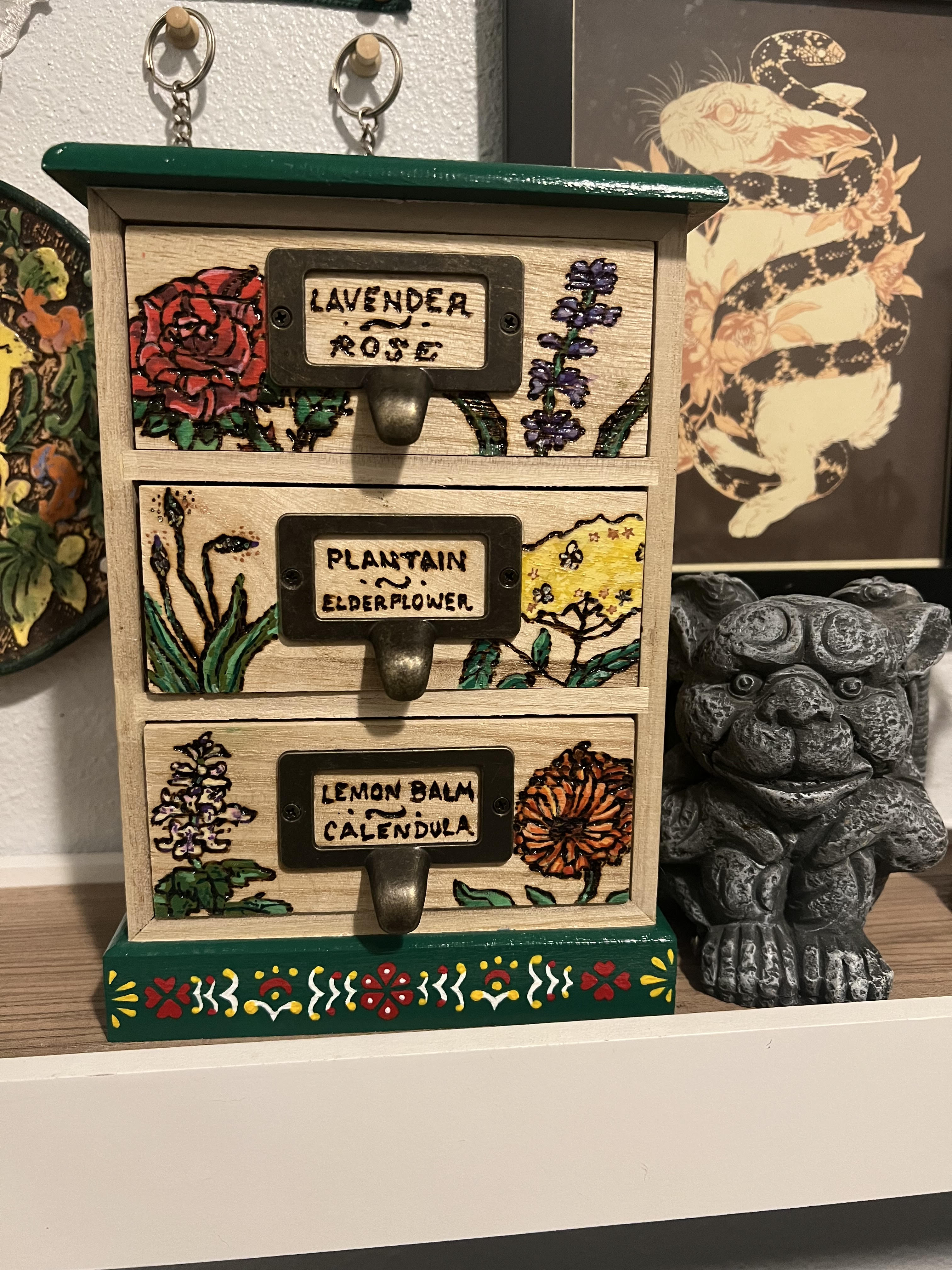 Custom Apothecary Cabinet