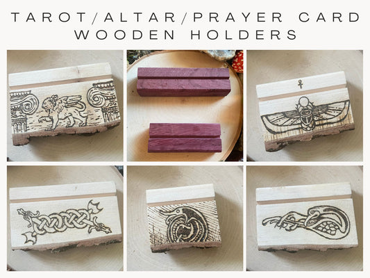 Tarot/Altar/Prayer Card Holders