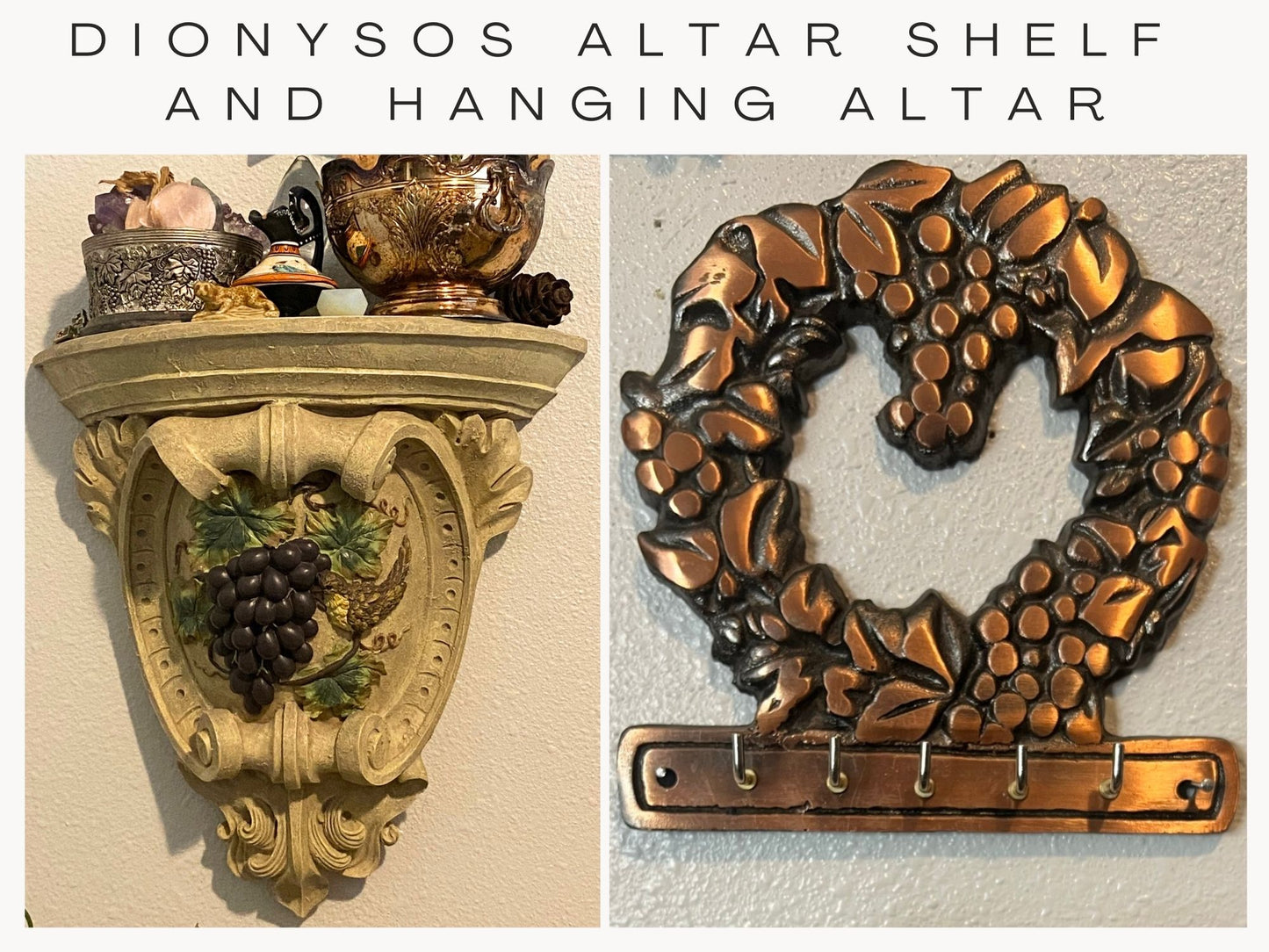 Dionysus Altar Shelf/Hanging Altar