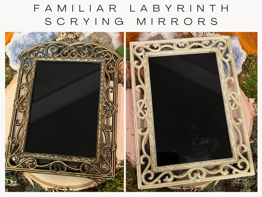 Familiar Labyrinth Scrying Mirror