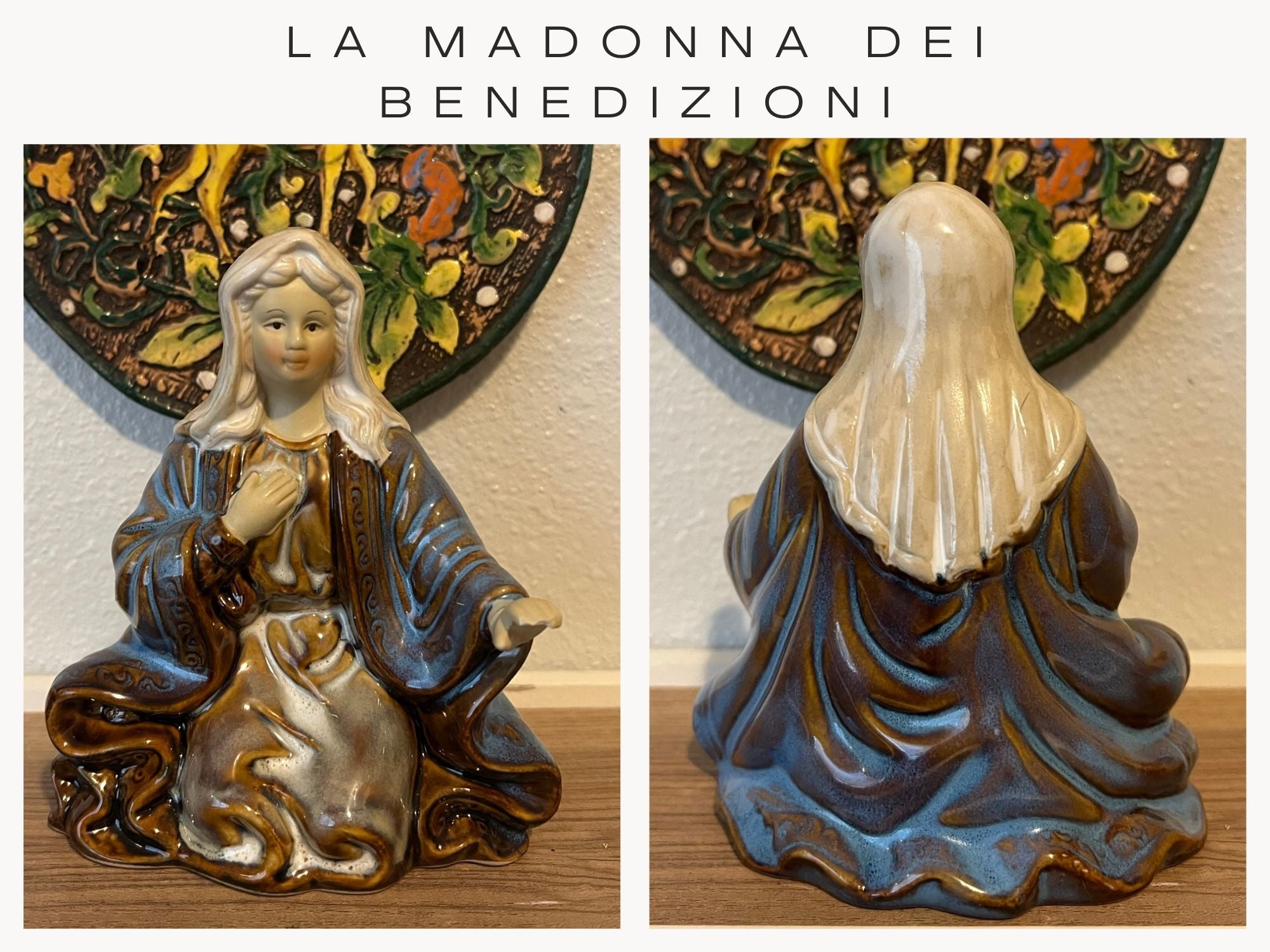 Madonna Altar Decor & Candle