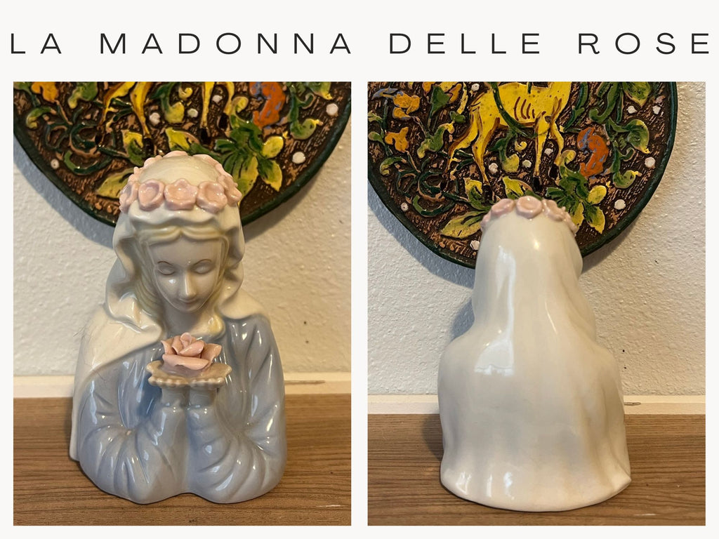 Madonna Altar Decor & Candle