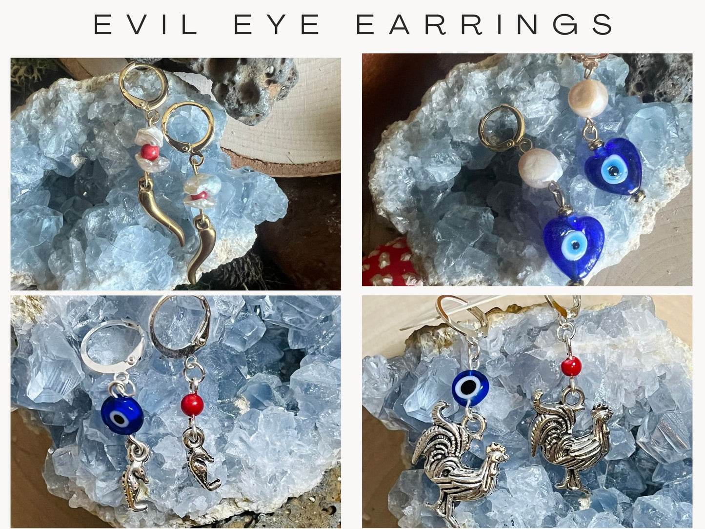 Malocchio Evil Eye Earrings