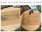 Pan Prayer Card/Altar Card