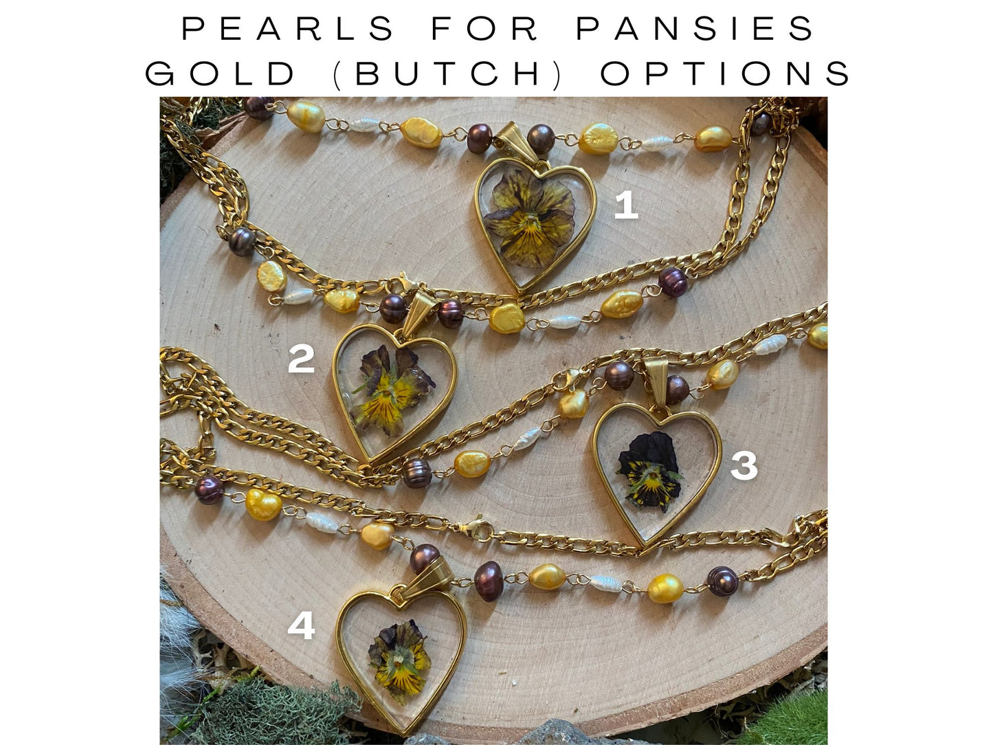 Pearls for Pansies - LGBTQ+ Pride Amulet Necklaces