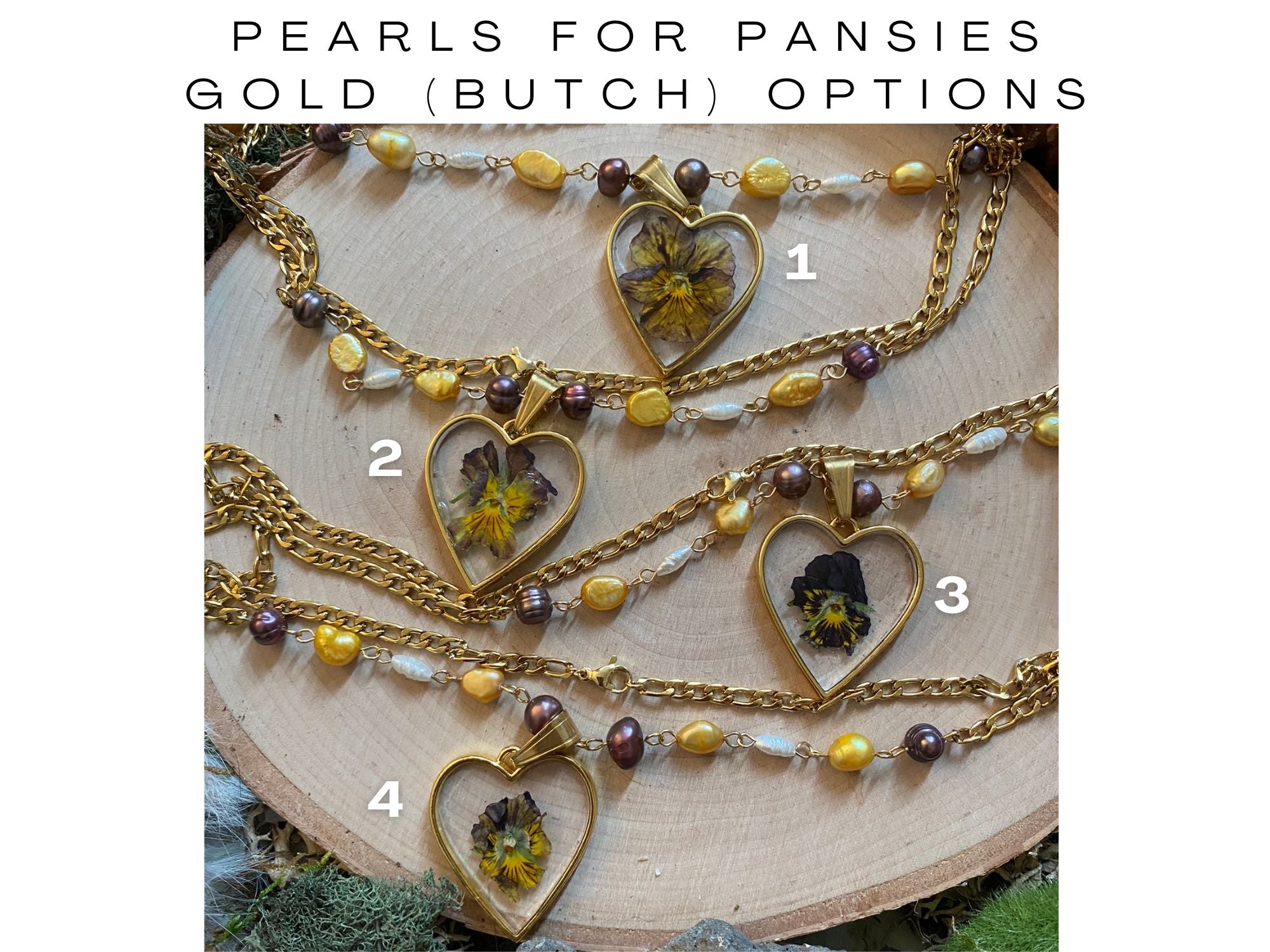 Pearls for Pansies - LGBTQ+ Pride Amulet Necklaces