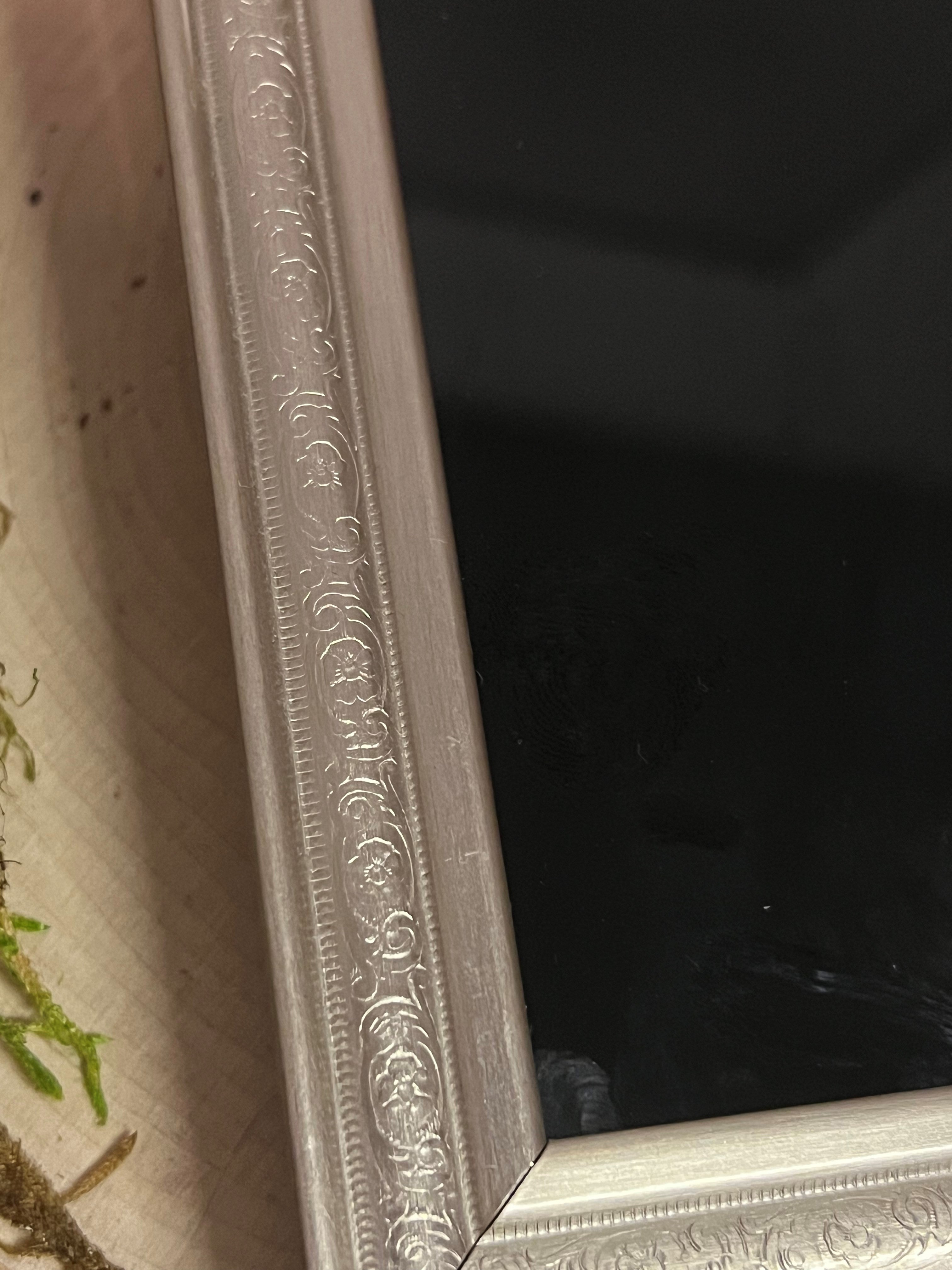 Pewter Pansy - Queer Ancestor Scrying Mirror