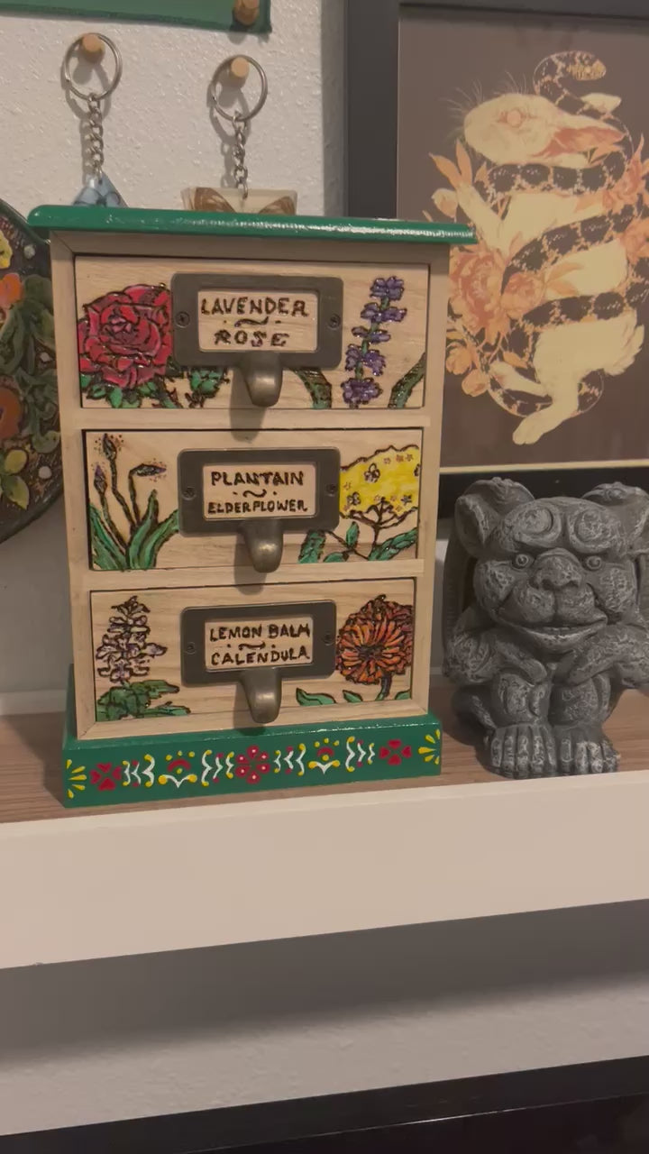 Custom Apothecary Cabinet