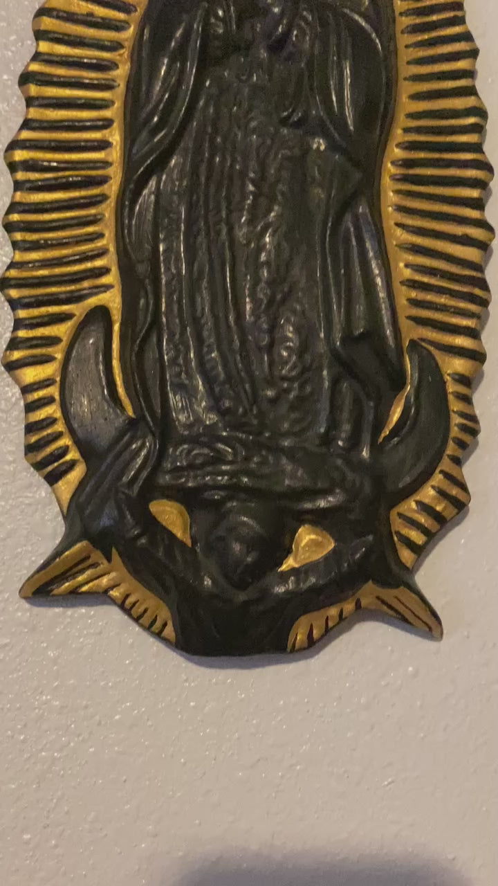 Madonna Altar Decor & Candle